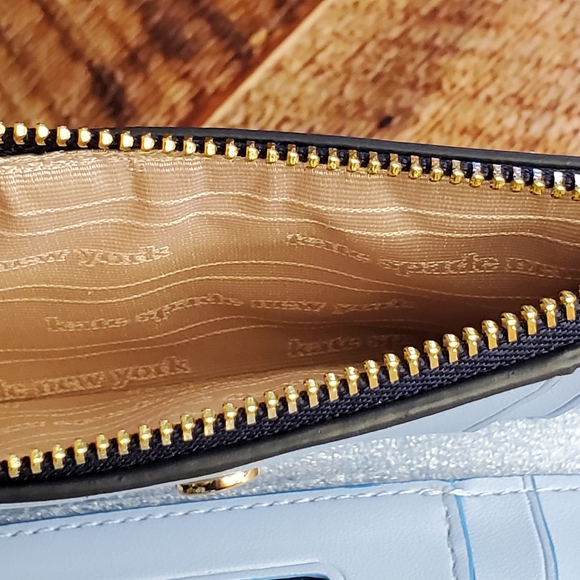 kate spade New York Dottie Bloom Flower Appliqué Leather Bifold Wallet NWT - Picture 11 of 15